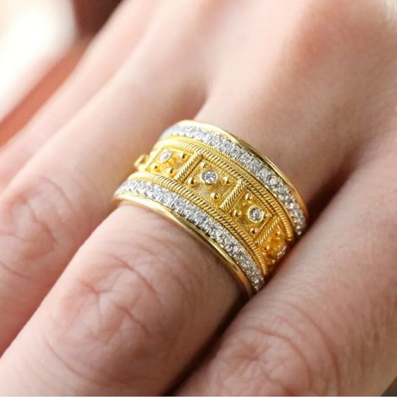 GOLD PLATED RING - Picture 5 of 11